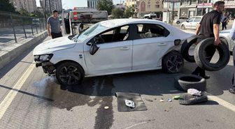 Kapaklı'da taklalı kaza: 1 yaralı