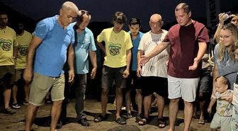 Marmaris'te tedavi edilen caretta caretta 'Kaan-19' doğaya salındı