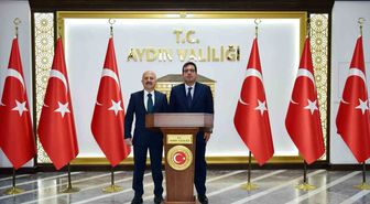 Adalet Bakan Yardımcısı Tuncay, Aydın Valisi Varol'u Ziyaret Etti