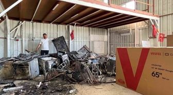 Hatay'da Vestel Servisinde Beyaz Eşya Yangını: 2,5 Milyon TL Zarar