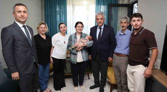 Vali Makas, Aile ve Gençlik Fonu'yla evlenen çifti ziyaret etti