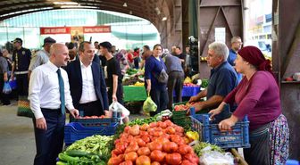 Vali Varol, Çine'de Halk Pazarını Ziyaret Etti