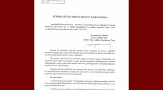 MHP'li Ersoy'dan Vatan ve Boyacı Mahalleleri Arasındaki Stabilize Yol Sorunu İçin TBMM'ye Soru Önergesi