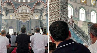 Camide hutbe dinlemeyen cemaate imamdan sert tepki: Böyle devam ederseniz ineceğim