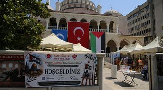 Gazze İçin Fırçalar Denizli'de Kıpırdadı