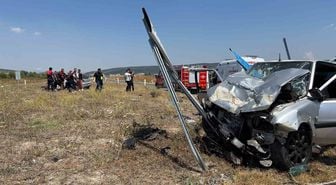 Tavşanlı'da kavşak kazası: 1 ölü, 5 yaralı