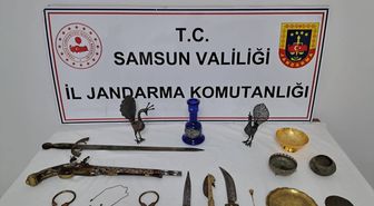 Atakum'da tarihi eser operasyonu: 1 gözaltı