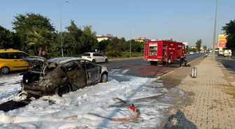 Antalya'da LPG'li otomobil alev aldı: 4 yaralı