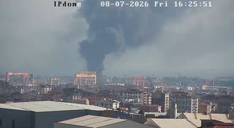 Tuzla'da İşçi Konteynerinde Yangın