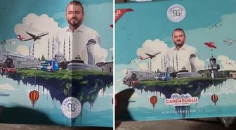 Belediye başkanı, kendi yapbozunu bastırıp çocuklara dağıttı