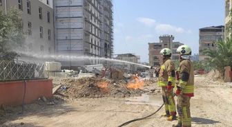 Hatay'da doğalgaz sızıntısı yangını kontrol altına alındı
