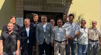 Edremit Kaymakamı Odabaş'a ETO'dan Veda Ziyareti