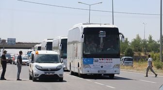Filistin Konvoyu Diyarbakır'da Coşkuyla Karşılandı