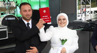 Nebiyan Festivali'nde Düğün: Özdin Çifti Evlendi
