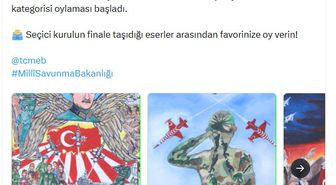 Kahramanım Mehmetçik ve Vatan Resim Yarışması'nda Halk Oylaması Başladı