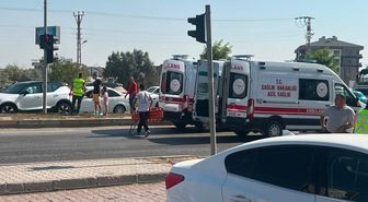 Karapınar'da zincirleme kaza: 2 yaralı