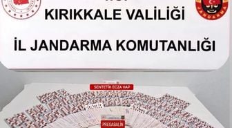 Kırıkkale'de evde 880 sentetik hap ele geçirildi