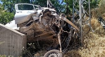Malatya'da Kontrolden Çıkan Otomobil Menfeze Çarptı: 1 Yaralı