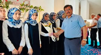 Minik Hafız Hüsna Gül Menteşeli'ye Anlamlı Kutlama