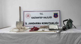 Gaziantep'te Kaçak Define Kazısına Suçüstü