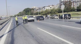 TEM Otoyolu'nda 10 Araçlık Zincirleme Kaza