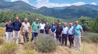 Muğla'da Tıbbi ve Aromatik Bitki Bahçeleri İncelendi, Distilasyon Tesisi İçin Değerlendirme Yapıldı