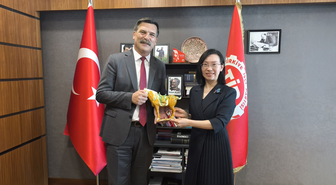 TİP Genel Başkanı Erkan Baş, Çin'in Yeni Siyasi Müsteşarı'nı TBMM'de Kabul Etti