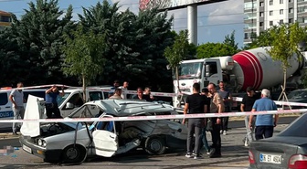 Altındağ'da trafik kazası: 1 ölü, 2 yaralı