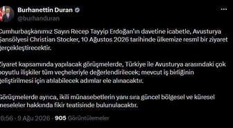 Avusturya Şansölyesi Stocker, Türkiye'ye resmi ziyarette bulunacak