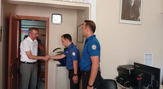 Pınarhisar'da Güvenlik Ziyareti ve Ayçiçeği Hasadı