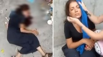 Küçükçekmece'de bina boşluğuna düşen kadın ağır yaralandı