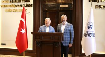 Yıldırım, Hatay'da ziyaretlerde bulundu