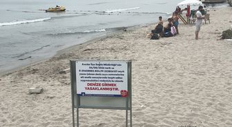 Avcılar Ambarlı Sahili'nde Denize Girmek Yasaklandı