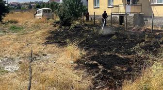 Gerede'de Ot Yangınları Panik Yarattı