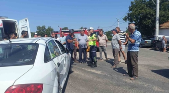 Enez'de Trafik Kazası: 3 Yaralı