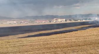 Elazığ'da Anız Yangını Kontrol Altına Alındı