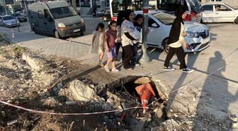 Eskişehir'de Kaldırımda Derin Göçük: Yayalar Tehlike Altında