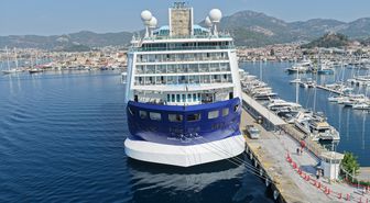Marmaris'e 1810 Turist Taşıyan Kruvaziyer Geldi