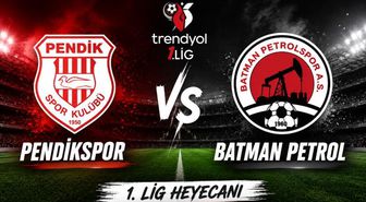Pendikspor Batman Petrol maçı hangi kanalda, saat kaçta, Pendikspor Batman Petrol nereden CANLI izlenir?