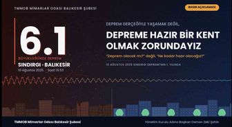Sındırgı Depreminin Yıldönümünde Uyarı: 'Balıkesir Depreme Hazır Olmak Zorunda'