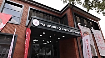 Yayladağı'na Yeni Halk Kütüphanesi Hizmete Açıldı