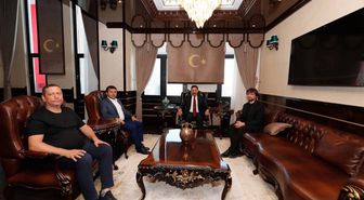 Yeşilay Hatay Başkanı Vali Masatlı'yı Ziyaret Etti
