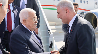 Ticaret Bakanı Bolat, Filistin Devlet Başkanı Abbas'ı Ankara'da Karşıladı