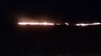 Kızılırmak'ta anız yangını kontrol altına alındı