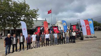 Bandırma'da ORKÖY Traktör Desteği Teslim Töreni