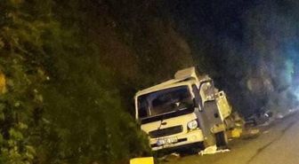 Keşap'ta Kamyonet Kazası: 1 Ölü, 2 Yaralı