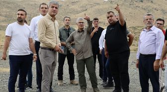 Hesarek Kayak Merkezi Yolunda Genişletme Çalışması Başladı
