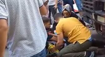 Yayaya hafriyat kamyonu çarptı: Ağır yaralı