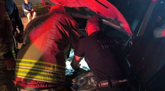 Samandağ'da Otomobil Takla Attı: 1 Yaralı