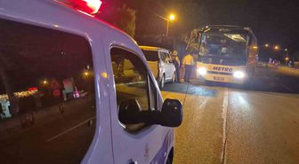 Otobüs Şoförleri Kavgası Polisi Alarma Geçirdi